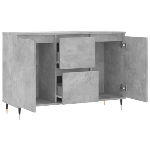 vidaXL Sideboard Betongrau 104x35x70 cm Holzwerkstoff