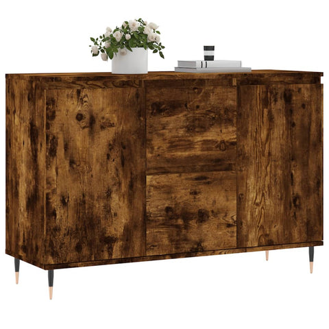 vidaXL Sideboard Räuchereiche 104x35x70 cm Holzwerkstoff