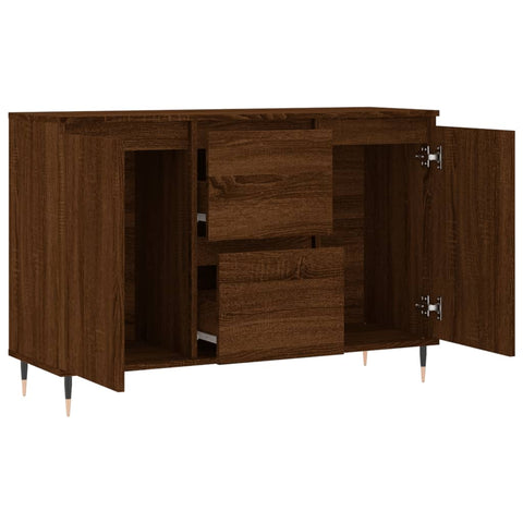 vidaXL Sideboard Braun Eichen-Optik 104x35x70 cm Holzwerkstoff