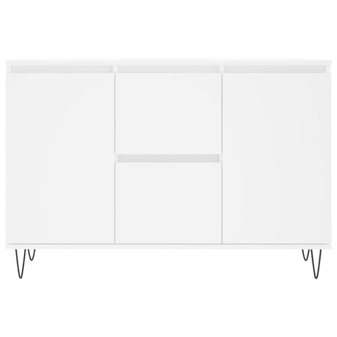 vidaXL Sideboard Weiß 104x35x70 cm Holzwerkstoff