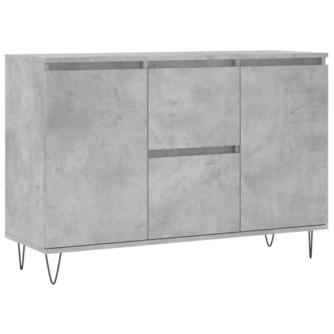 vidaXL Sideboard Betongrau 104x35x70 cm Holzwerkstoff