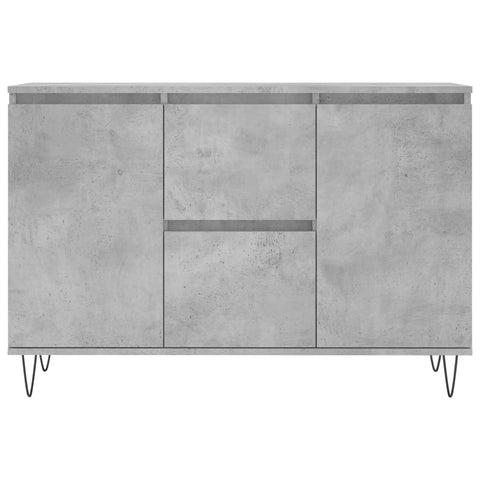 vidaXL Sideboard Betongrau 104x35x70 cm Holzwerkstoff