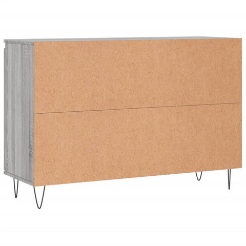 vidaXL Sideboard Grau Sonoma 104x35x70 cm Holzwerkstoff