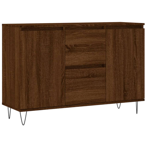 vidaXL Sideboard Braun Eichen-Optik 104x35x70 cm Holzwerkstoff