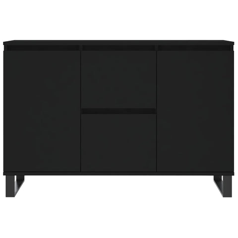 vidaXL Sideboard Schwarz 104x35x70 cm Holzwerkstoff