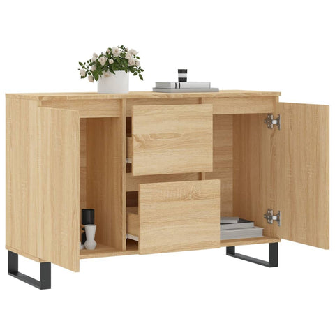 vidaXL Sideboard Sonoma-Eiche 104x35x70 cm Holzwerkstoff