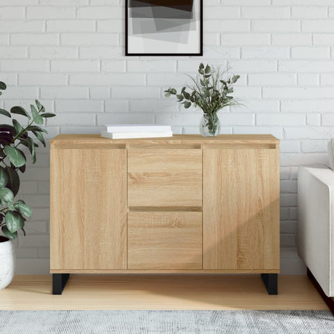 vidaXL Sideboard Sonoma-Eiche 104x35x70 cm Holzwerkstoff