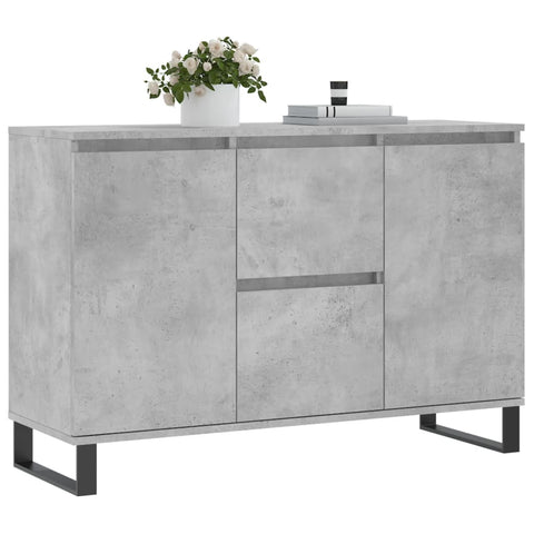 vidaXL Sideboard Betongrau 104x35x70 cm Holzwerkstoff