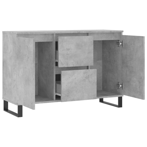 vidaXL Sideboard Betongrau 104x35x70 cm Holzwerkstoff