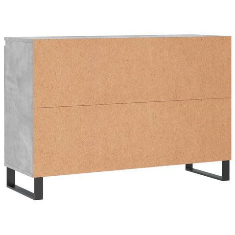 vidaXL Sideboard Betongrau 104x35x70 cm Holzwerkstoff