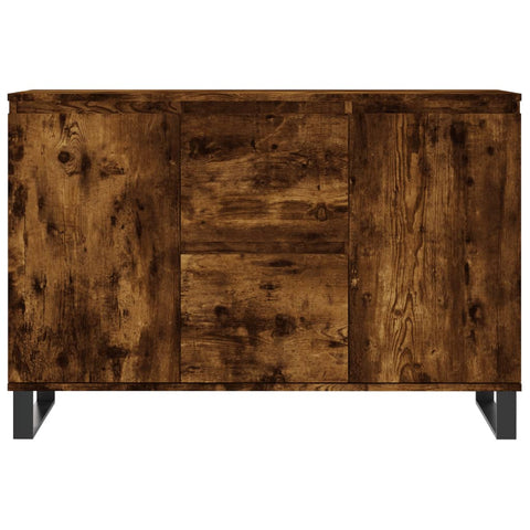 vidaXL Sideboard Räuchereiche 104x35x70 cm Holzwerkstoff