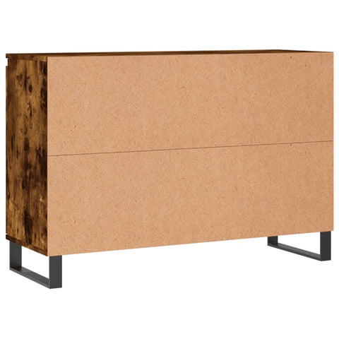 vidaXL Sideboard Räuchereiche 104x35x70 cm Holzwerkstoff