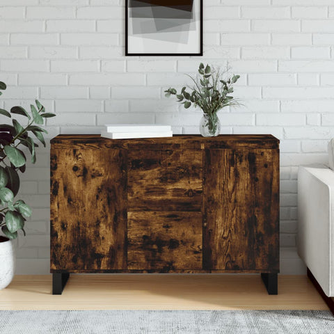 vidaXL Sideboard Räuchereiche 104x35x70 cm Holzwerkstoff