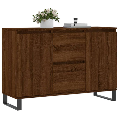 vidaXL Sideboard Braun Eichen-Optik 104x35x70 cm Holzwerkstoff