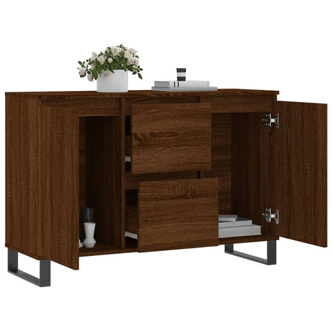 vidaXL Sideboard Braun Eichen-Optik 104x35x70 cm Holzwerkstoff