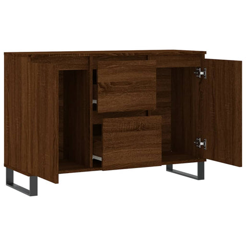 vidaXL Sideboard Braun Eichen-Optik 104x35x70 cm Holzwerkstoff