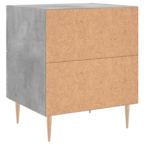 vidaXL Nachttisch Betongrau 40x35x47,5 cm Holzwerkstoff