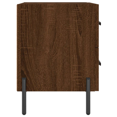 vidaXL Nachttische 2Stk. Braun Eichen-Optik 40x35x47,5cm Holzwerkstoff