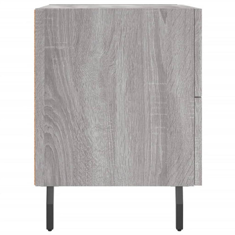 vidaXL Nachttische 2 Stk. Grau Sonoma 40x35x47,5 cm Holzwerkstoff