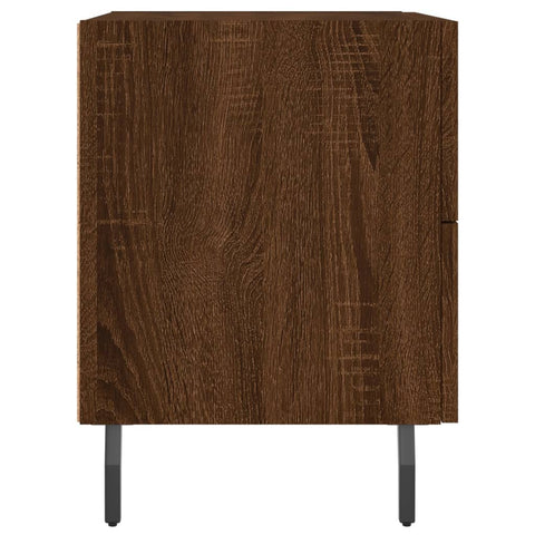 vidaXL Nachttische 2Stk. Braun Eichen-Optik 40x35x47,5cm Holzwerkstoff