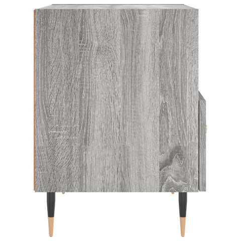 vidaXL Nachttische 2 Stk. Grau Sonoma 40x35x47,5 cm Holzwerkstoff