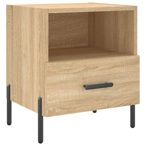 vidaXL Nachttische 2 Stk. Sonoma-Eiche 40x35x47,5 cm Holzwerkstoff