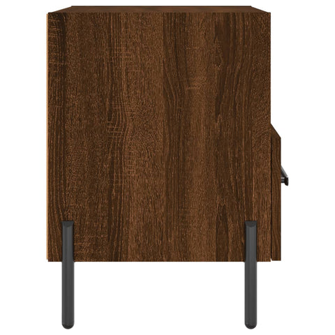 vidaXL Nachttische 2Stk. Braun Eichen-Optik 40x35x47,5cm Holzwerkstoff