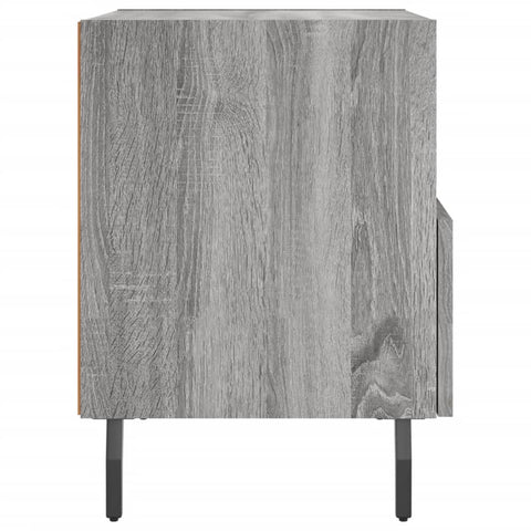 vidaXL Nachttische 2 Stk. Grau Sonoma 40x35x47,5 cm Holzwerkstoff