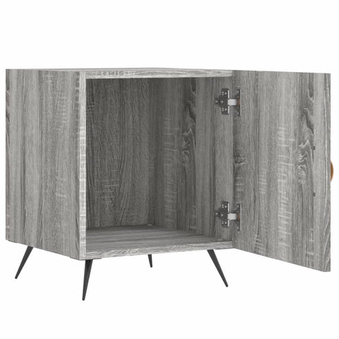 vidaXL Nachttisch Grau Sonoma 40x40x50 cm Holzwerkstoff