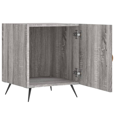 vidaXL Nachttische 2 Stk. Grau Sonoma 40x40x50 cm Holzwerkstoff