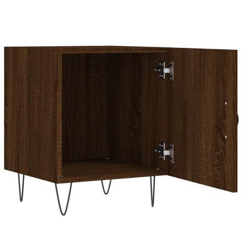 vidaXL Nachttisch Braun Eichen-Optik 40x40x50 cm Holzwerkstoff