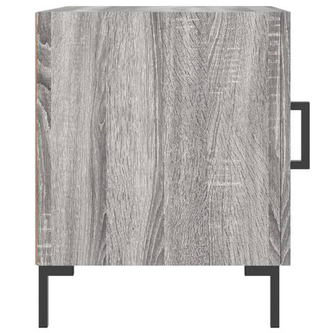 vidaXL Nachttisch Grau Sonoma 40x40x50 cm Holzwerkstoff