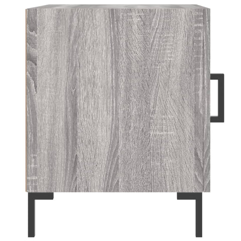 vidaXL Nachttische 2 Stk. Grau Sonoma 40x40x50 cm Holzwerkstoff