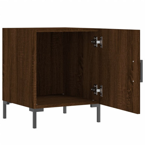 vidaXL Nachttisch Braun Eichen-Optik 40x40x50 cm Holzwerkstoff