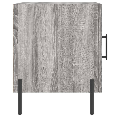 vidaXL Nachttisch Grau Sonoma 40x40x50 cm Holzwerkstoff