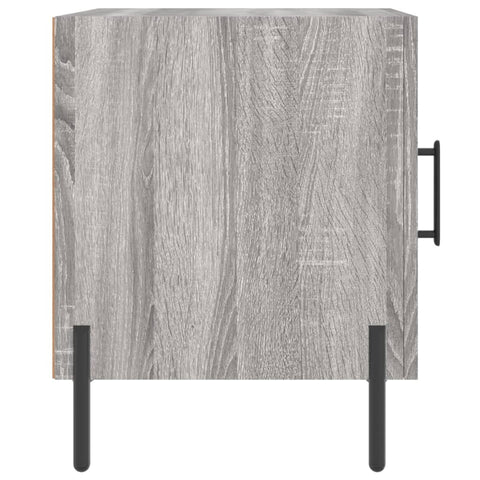 vidaXL Nachttische 2 Stk. Grau Sonoma 40x40x50 cm Holzwerkstoff