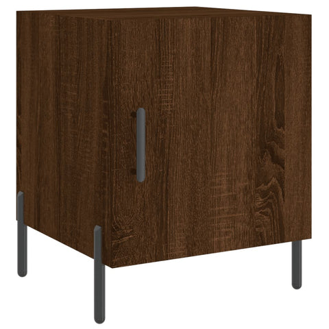 vidaXL Nachttisch Braun Eichen-Optik 40x40x50 cm Holzwerkstoff