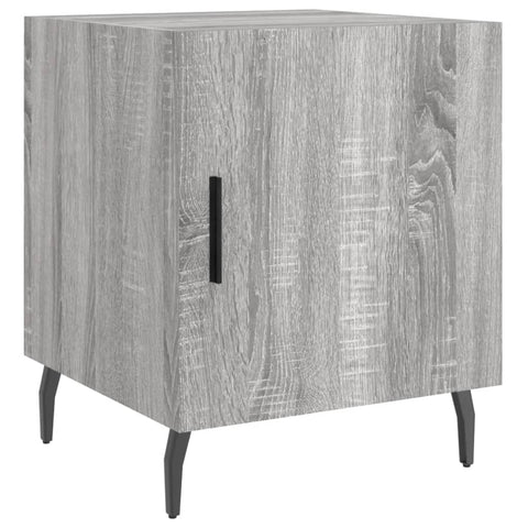 vidaXL Nachttische 2 Stk. Grau Sonoma 40x40x50 cm Holzwerkstoff