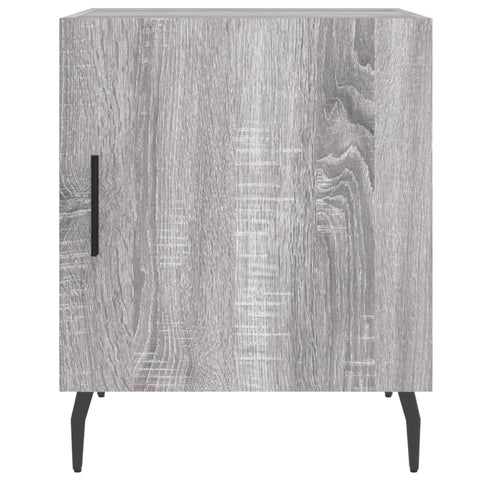 vidaXL Nachttische 2 Stk. Grau Sonoma 40x40x50 cm Holzwerkstoff