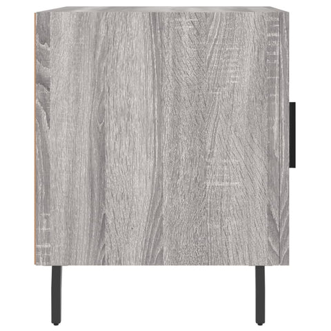 vidaXL Nachttische 2 Stk. Grau Sonoma 40x40x50 cm Holzwerkstoff