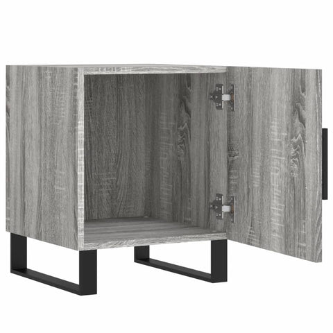 vidaXL Nachttisch Grau Sonoma 40x40x50 cm Holzwerkstoff