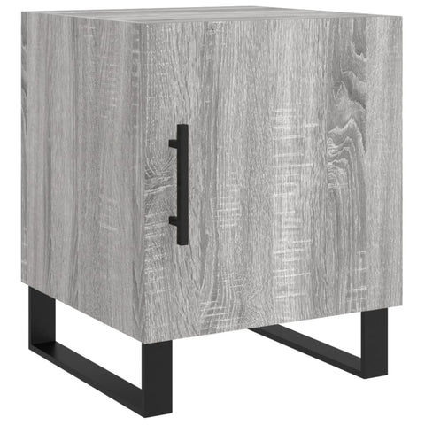 vidaXL Nachttische 2 Stk. Grau Sonoma 40x40x50 cm Holzwerkstoff