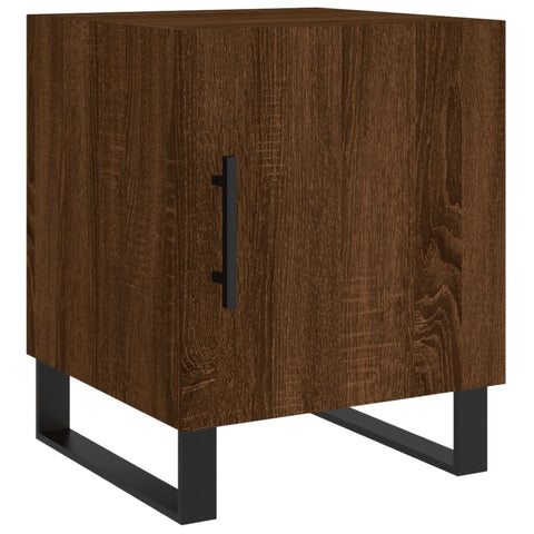 vidaXL Nachttisch Braun Eichen-Optik 40x40x50 cm Holzwerkstoff