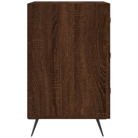 vidaXL Nachttisch Braun Eichen-Optik 40x40x66 cm Holzwerkstoff