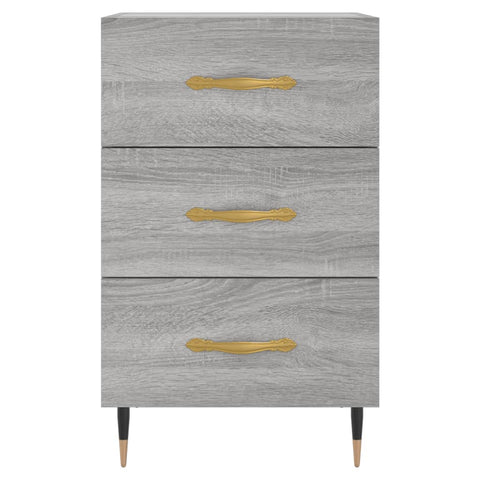 vidaXL Nachttisch Grau Sonoma 40x40x66 cm Holzwerkstoff