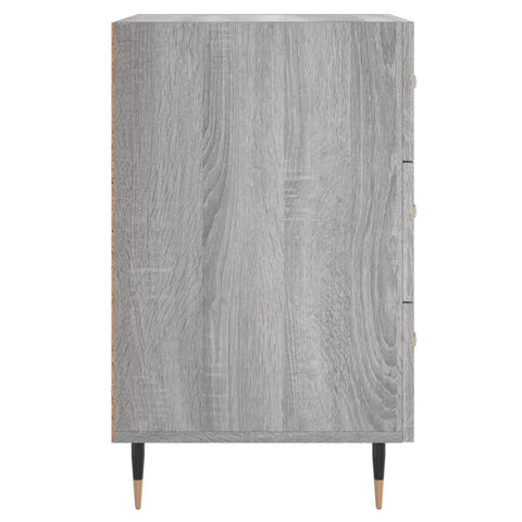 vidaXL Nachttisch Grau Sonoma 40x40x66 cm Holzwerkstoff