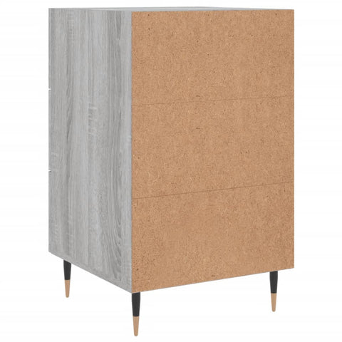 vidaXL Nachttisch Grau Sonoma 40x40x66 cm Holzwerkstoff