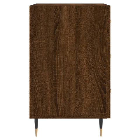 vidaXL Nachttisch Braun Eichen-Optik 40x40x66 cm Holzwerkstoff