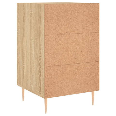 vidaXL Nachttisch Sonoma-Eiche 40x40x66 cm Holzwerkstoff