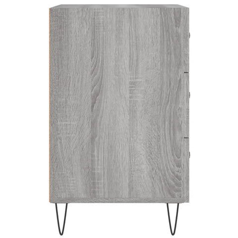 vidaXL Nachttisch Grau Sonoma 40x40x66 cm Holzwerkstoff